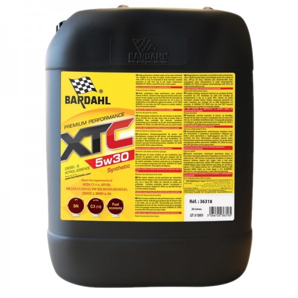 BARDAHL 5W-30 XTC SN 20л