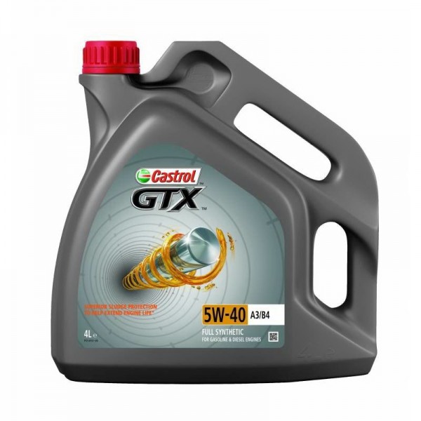 CASTROL GTX 5W-40 A3/B4, 4л
