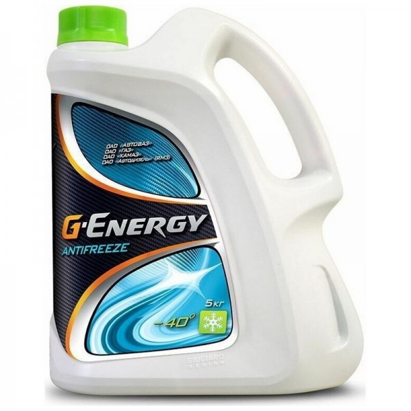 G-ENERGY Antifreeze -40 (Зеленый), 5кг