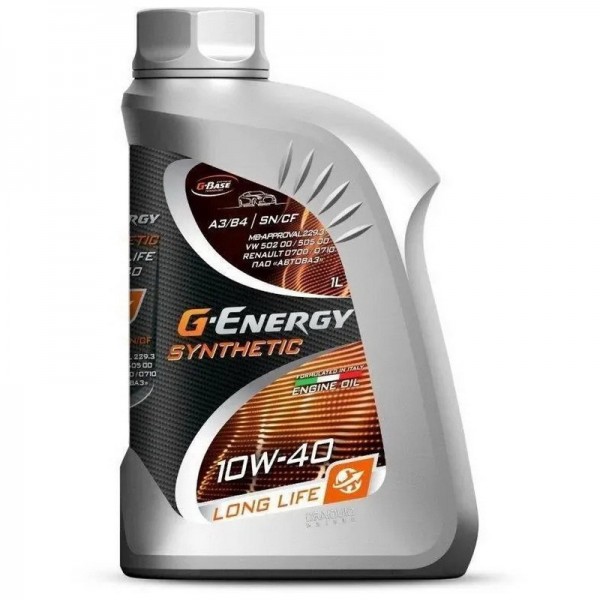 G-ENERGY Synthetic LongLife 10W-40 SN/CF, 1л