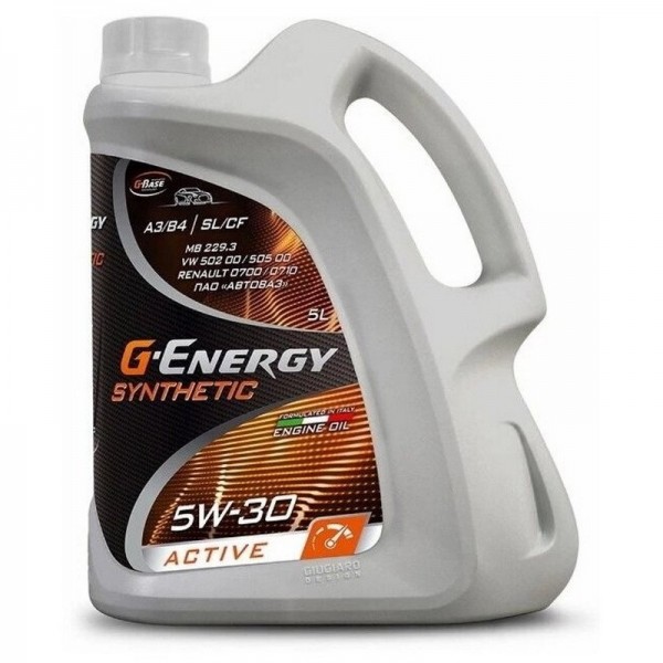 G-ENERGY Synthetic Active 5W-30 SL/CF, 5л