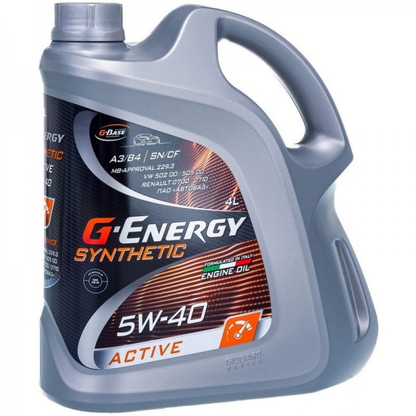 G-ENERGY Synthetic Active 5W-40 SN/CF, 4л