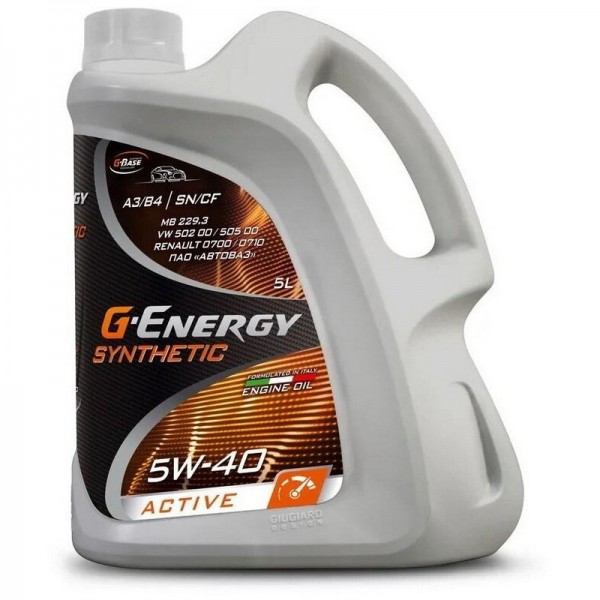 G-ENERGY Synthetic Active 5W-40 SN/CF, 5л