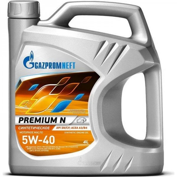 Газпромнефть Premium N 5W-40, 4л