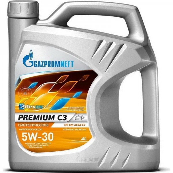 Газпромнефть Premium C3 5W-30, 4л