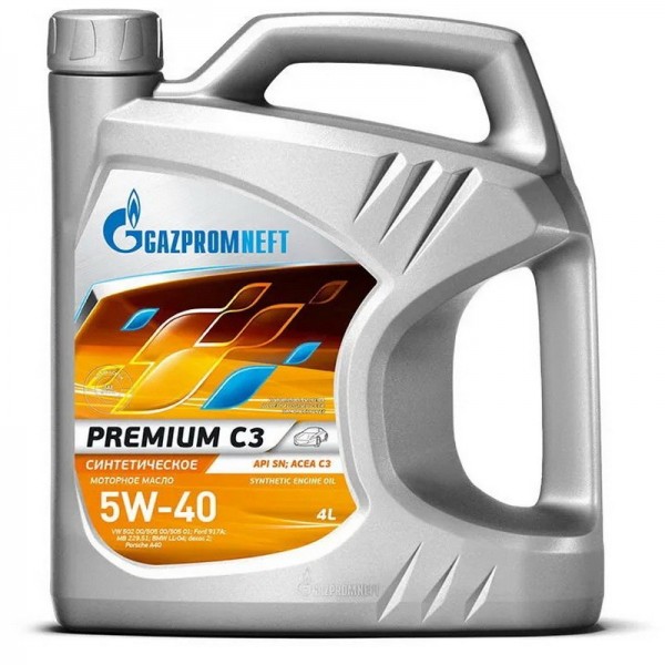 Газпромнефть Premium C3 5W-40, 4л