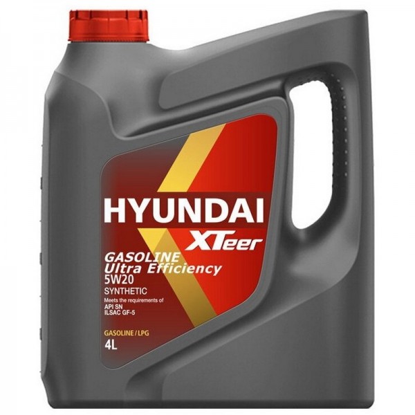 Hyundai XTeer Gasoline Ultra Efficiency 5W-20, 4л
