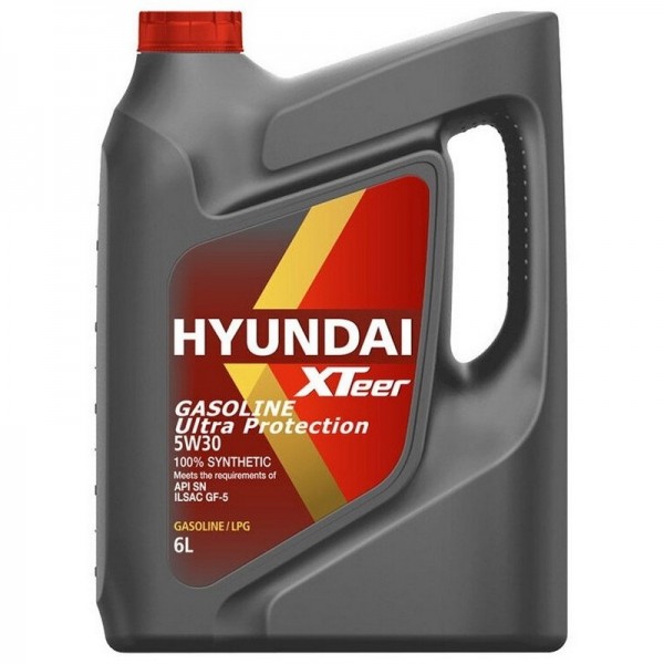 Hyundai XTeer Gasoline Ultra Protection 5W-30, 6л