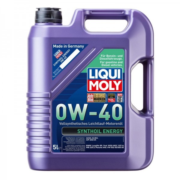 Liqui Moly Synthoil Energy 0W-40 5л