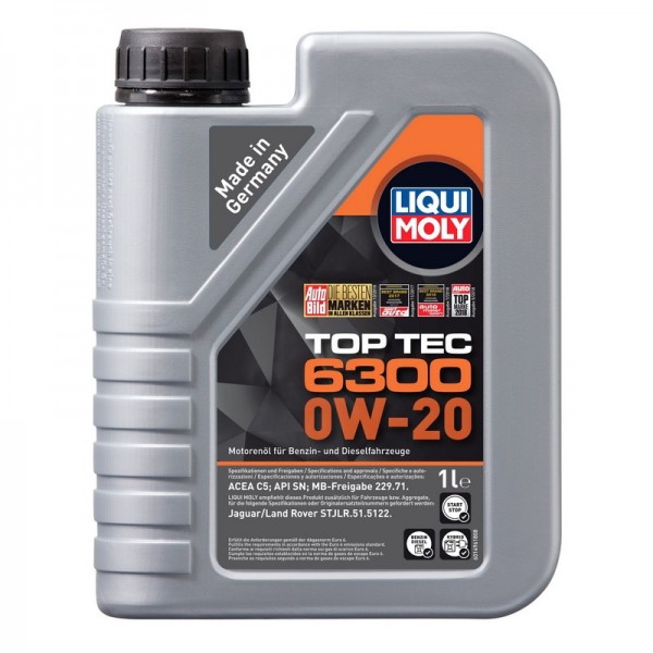 Liqui Moly Top Tec 6300 0W-20 0W-20 1л