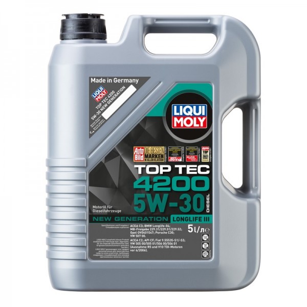 Liqui Moly Top Tec 4200 5W-30 Diesel New Generation 5л
