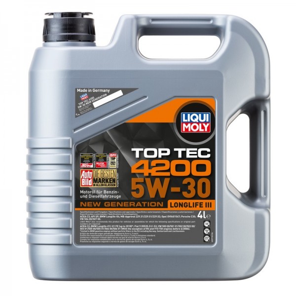 Liqui Moly Top Tec 4200 5W-30 New Generation 4л