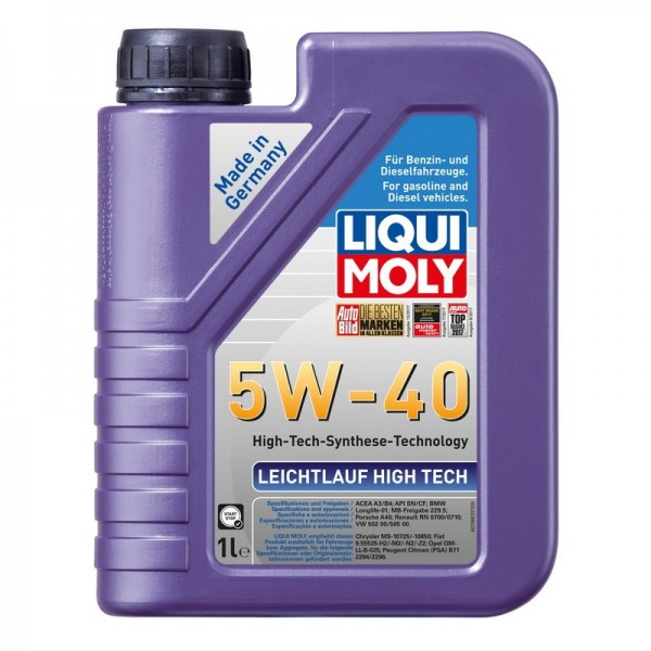 Liqui Moly Leichtlauf High Tech 5W-40 1л