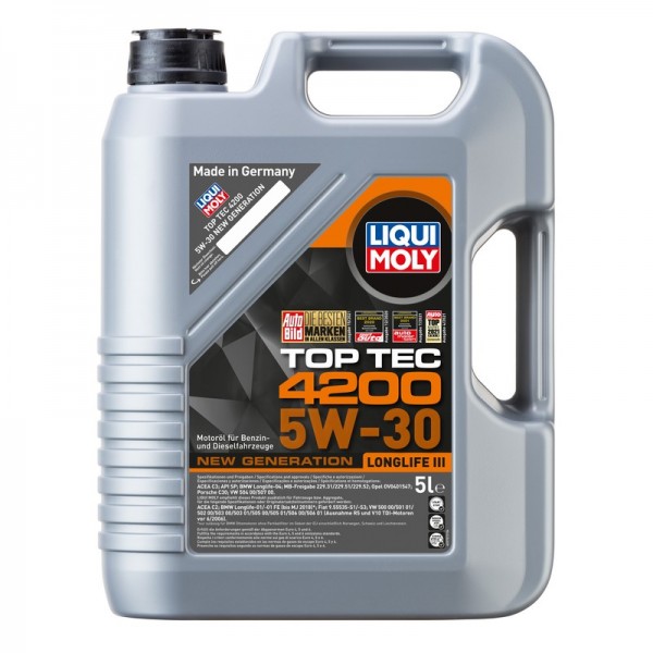 Liqui Moly Top Tec 4200 5W-30 New Generation 5л