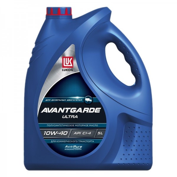 ЛУКОЙЛ АВАНГАРД УЛЬТРА 10W-40, API CI-4/SL, 5л