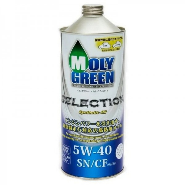 MolyGreen SELECTION 5W-40 SN GF-5, 1л