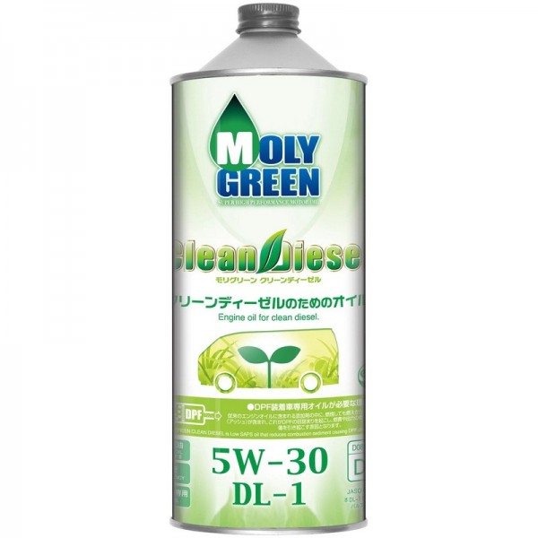 MolyGreen CLEAN DIESEL 5W-30 DL-1, 1л