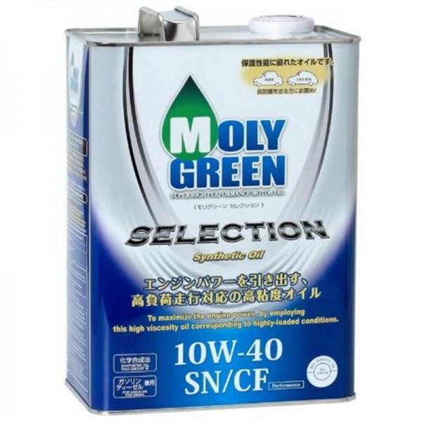 MolyGreen SELECTION 10W-40 SN/CF, 4л