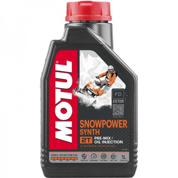 MOTUL SnowPower Synth 2T, для 2-х тактных двигателей, 1л