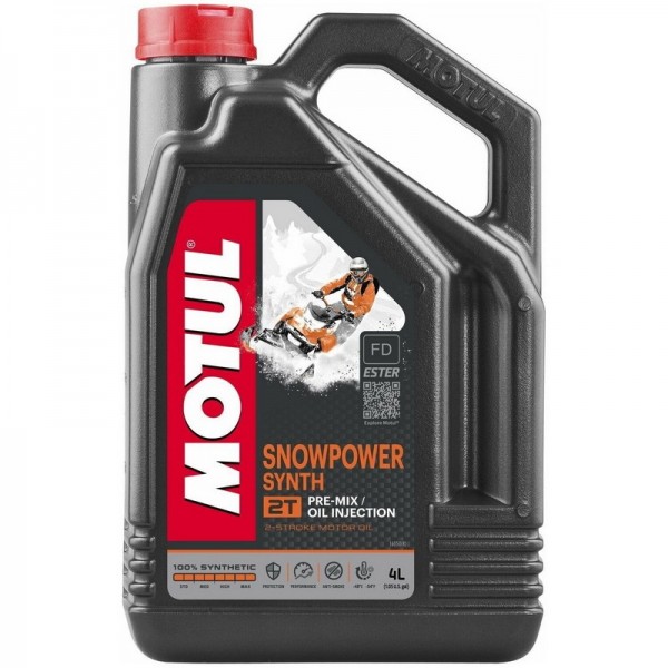 MOTUL SnowPower Synth 2T, для 2-х тактных двигателей, 4л