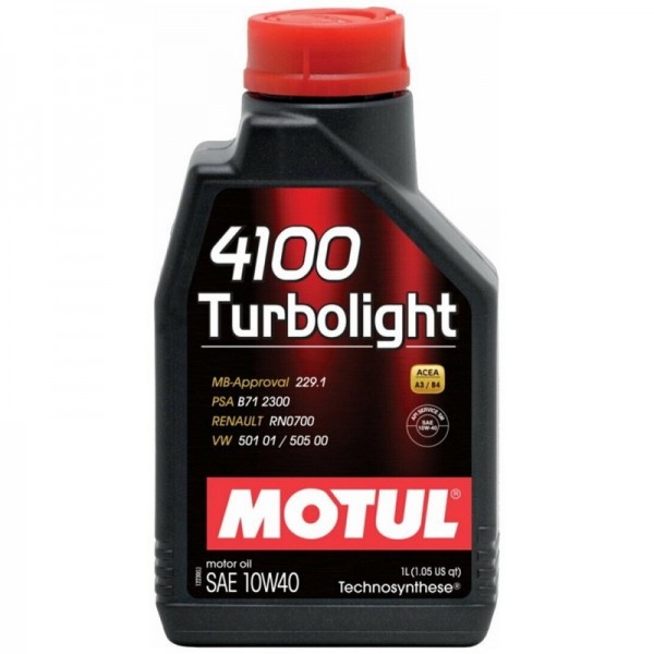 MOTUL 4100 Turbolight 10W-40, 1л