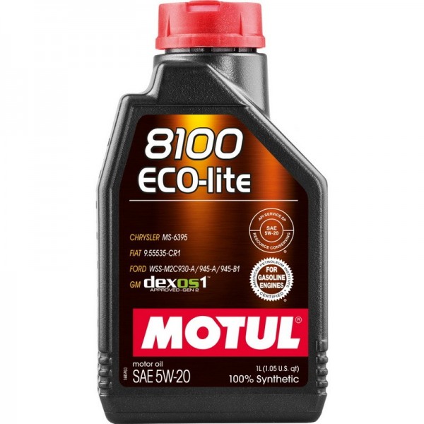 MOTUL 8100 Eco-Lite 5W-20, 1л