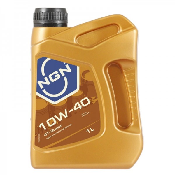 NGN 4T-SUPER 10W-40, 1л