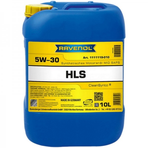 RAVENOL HLS SAE 5W-30 (10л)