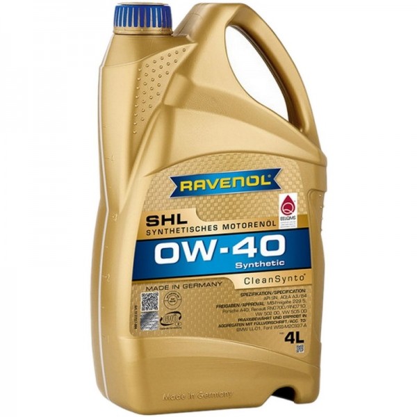 RAVENOL SHL SAE 0W-40 (4л)