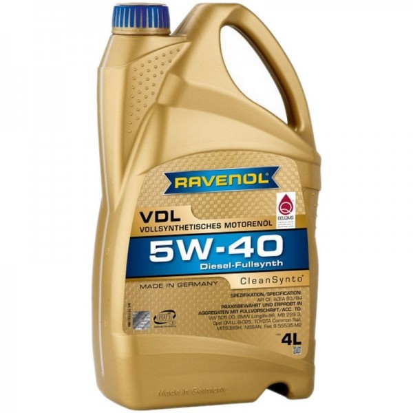 RAVENOL VDL SAE 5W-40 (4л)
