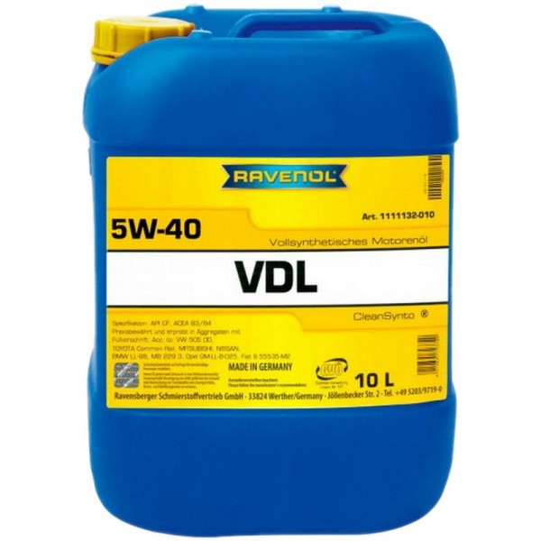 RAVENOL VDL SAE 5W-40 (10л)