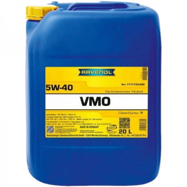 RAVENOL VMO SAE 5W-40 (20л)