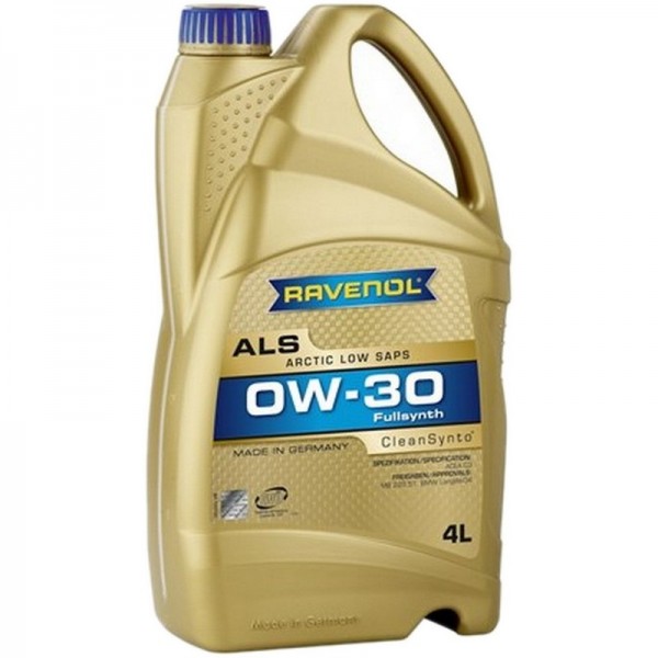 RAVENOL Arctic Low SAPS ALS SAE 0W-30 (4л)