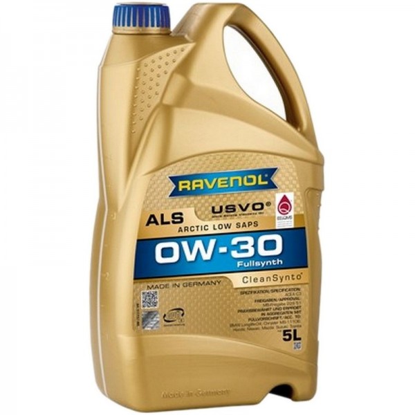 RAVENOL Arctic Low SAPS ALS SAE 0W-30 (5л)