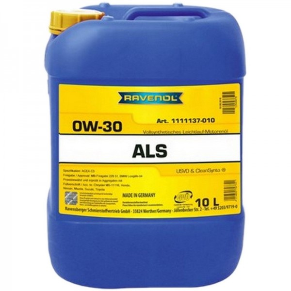RAVENOL Arctic Low SAPS ALS SAE 0W-30 (10л)