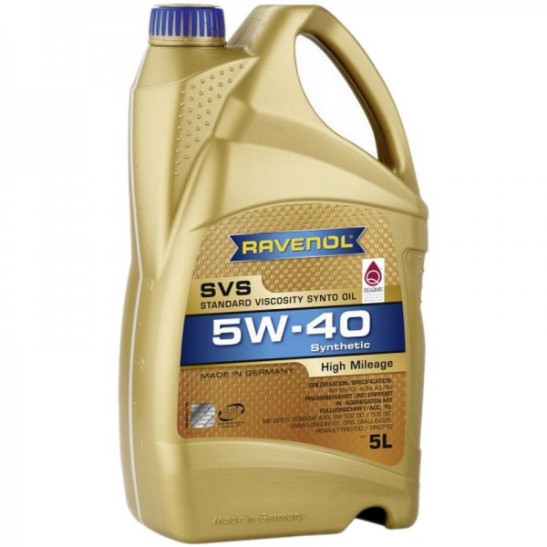 RAVENOL SVS Standard Viscosity Synto Oil SAE 5W-40 (5л)