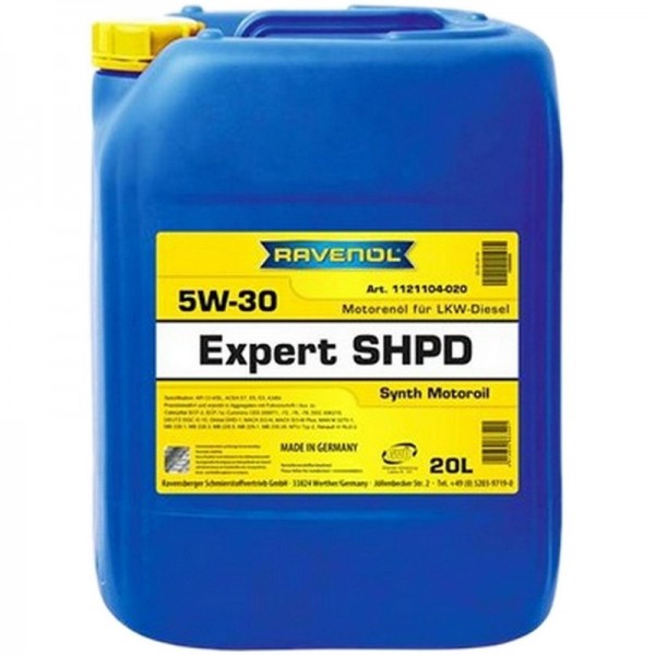 RAVENOL Expert SHPD SAE 5W-30 (20л)