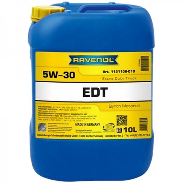 RAVENOL EDT Extra Duty Truck SAE 5W-30 (10л)