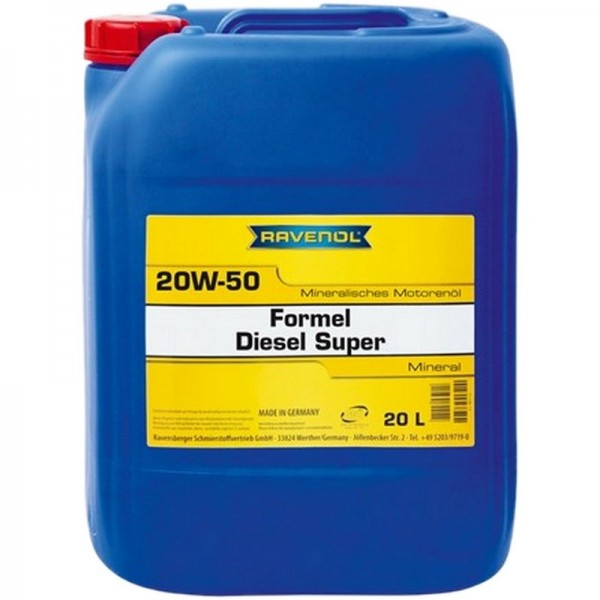 RAVENOL Formel Diesel Super SAE 20W-50 (20л)