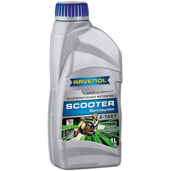 RAVENOL Scooter 2-Takt Teilsynt для 2-х тактных скутеров (1л)