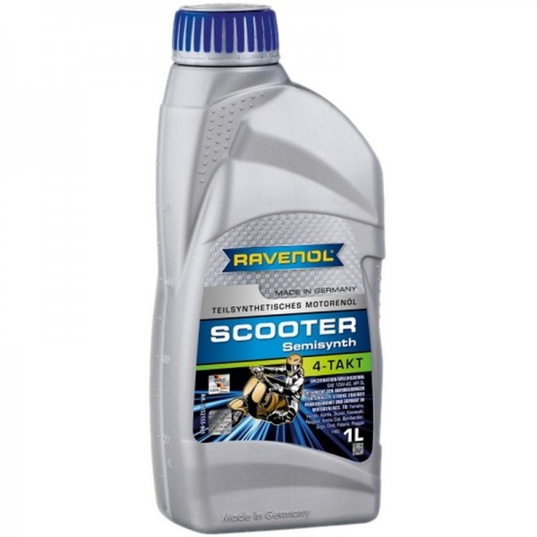 RAVENOL Scooter 4-Takt Teilsynth. для 4-х тактных скутеров (1л)