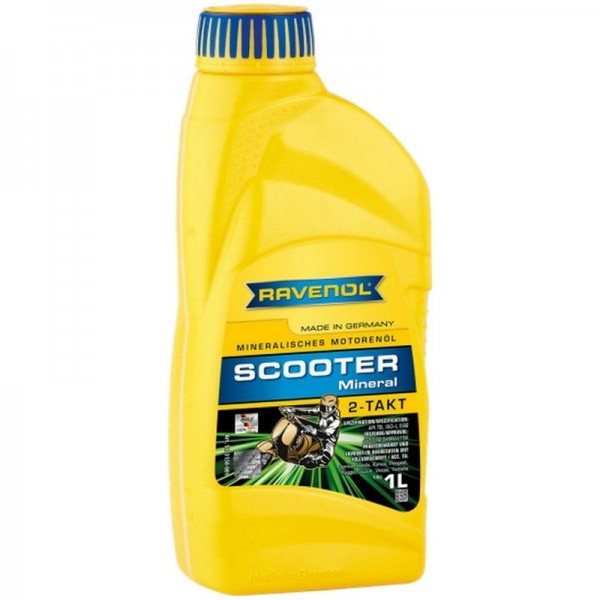 RAVENOL Scooter 2-Takt Mineral для 2-х тактных скутеров (1л)