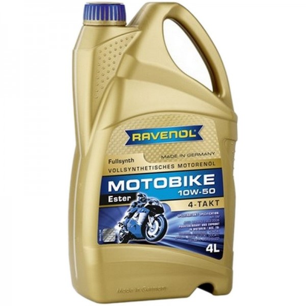 RAVENOL Motobike 4-T Ester SAE 10W-50 (4л)
