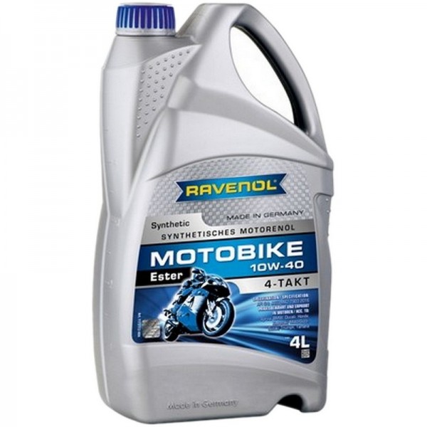 RAVENOL Motobike 4-T Ester SAE 10W-40 (4л)