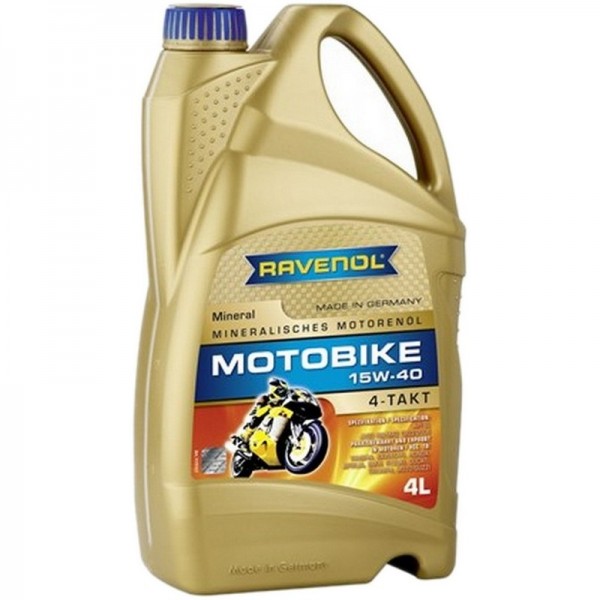 RAVENOL Motobike 4-T Mineral SAE 15W-40 (4л)
