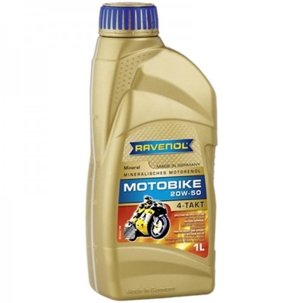 RAVENOL Motobike 4-T Mineral SAE 20W-50 (1л)