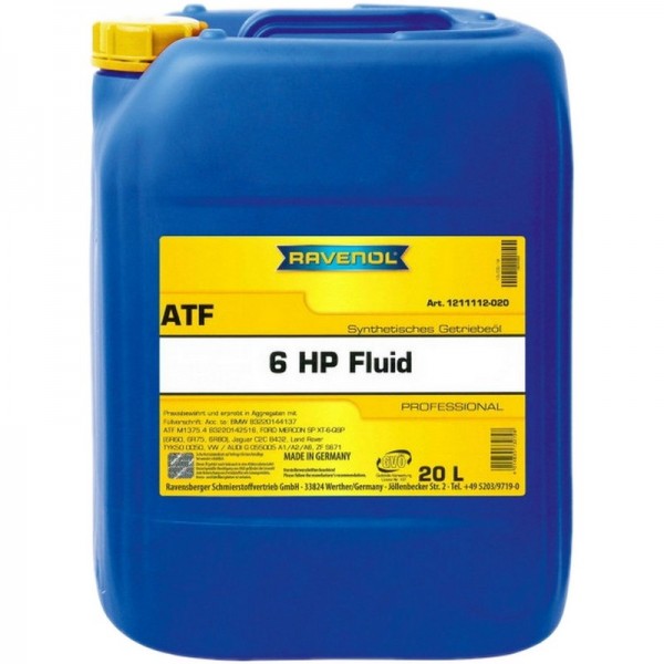 RAVENOL ATF 6 HP Fluid (20л)