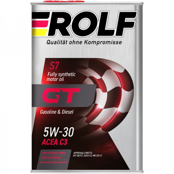 ROLF GT SAE 5W-30 API SN/CF ACEA C2/C3, 4л