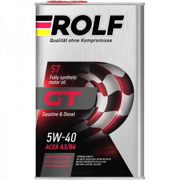 ROLF GT SAE 5W-40 API SN/CF, 1л