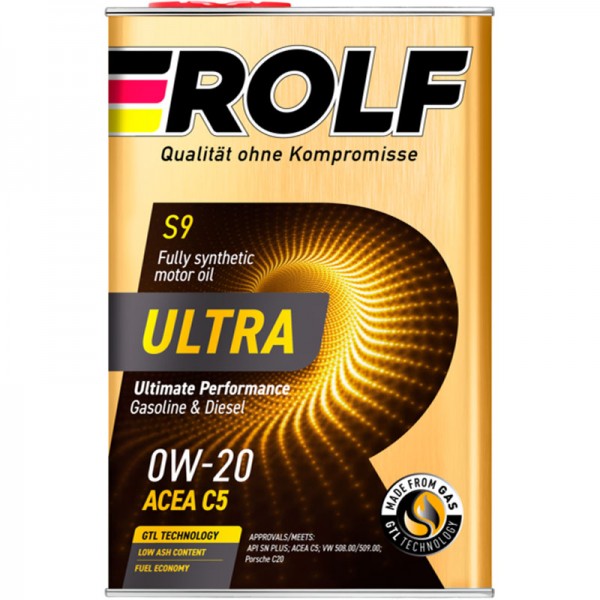Rolf Ultra 0W-20 C5 SN plus 4л